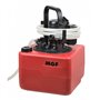 Descaling pump, eliminates limestone with acid chemical