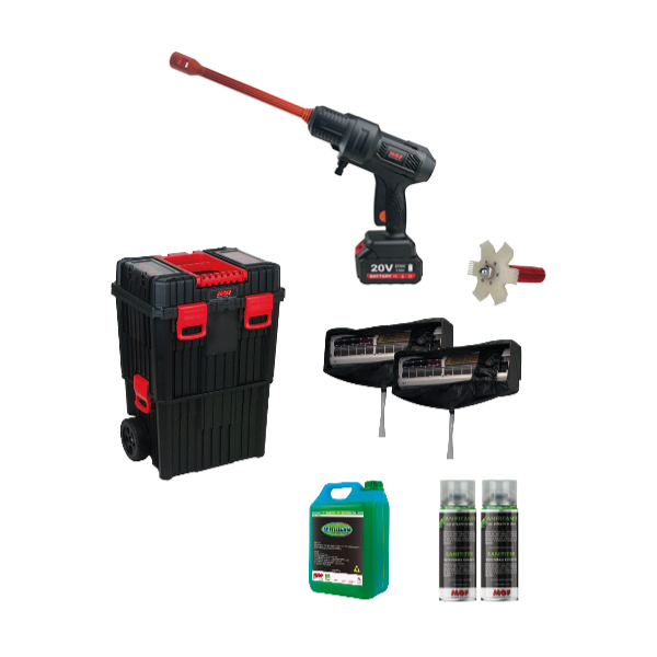 TopGun II Kit – Sistema profesional para limpieza y desinfección de unidades interiores de aire acondicionado