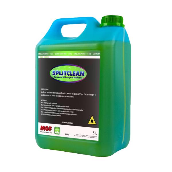 SplitClean – Detergente Desengrasante Espumoso para Unidades Exteriores 5 L