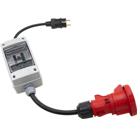 Adattatore 400V 32A – 230V 16A (Schuko) per Scaldamassetti MGF Vulcano POWER