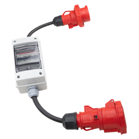Adattatore 400V 32A – 400V 16A (CEE Rosso) per Scaldamassetti MGF Vulcano POWER
