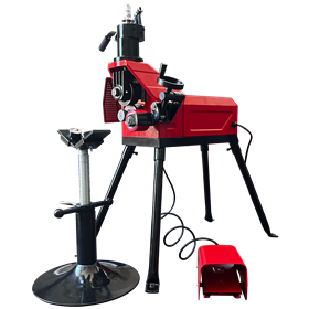 GM1000 hidraulični valjkasti stroj za utore od 1" do 8" 750 W indukcija Sch10 do Sch40 26 RPM