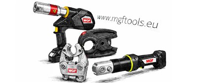 Outils de Sertissage pour Tuyaux Multicouches, Cuivre et Acier - MGF Tools